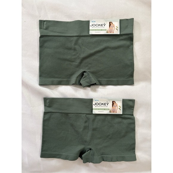 Jockey Other - NEW JOCKEY Ribbed Boyshort Jockey Underwear Seamfree Panty 2 Pair Women's Small